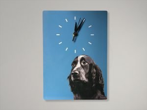 personalised dog clock