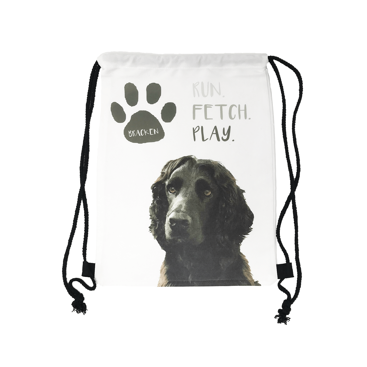 personalised dog toy bag