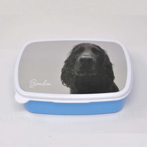 Food Storage box with personalised dog portrait