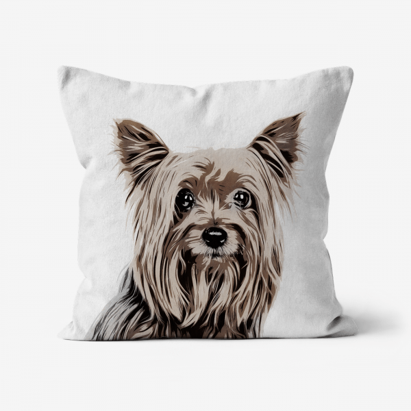 personalised faux suede dog cushion