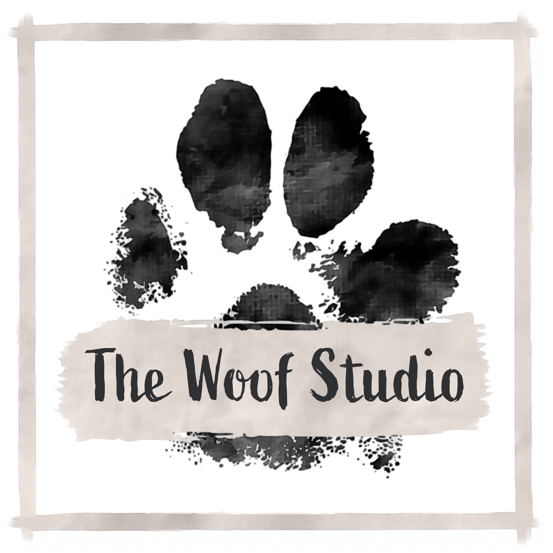 digital dog portraits by the woof studio